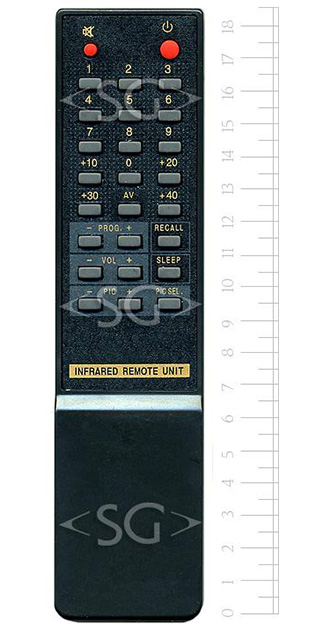����� �������������� ���������� ��� PHILIPS RC21       /HITACHI  /SHIVAKI RC-21